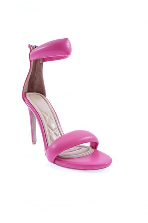 Dgn 8047-23Y Kadin Bilekten Bağli Tek Bantli Topuklu Ayakkabi