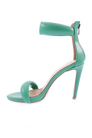 Dgn 8047-23Y Kadın Bilekten Bağli Tek Bantli Topuklu Ayakkabi