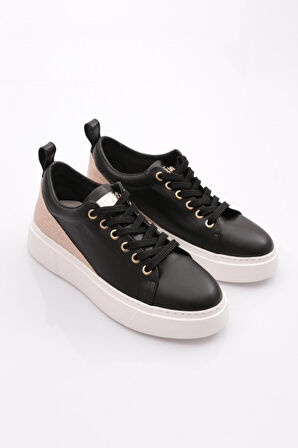 Dgn Es851 Kadın Kalin Taban Halhal Detayli Silver Taşli Sneakers Ayakkabi
