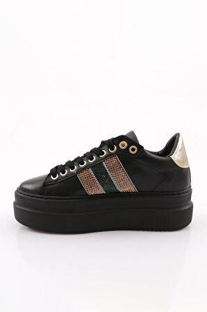 Dgn Es865 Kadin Kalin Silver Taşli Sneakers Ayakkabi