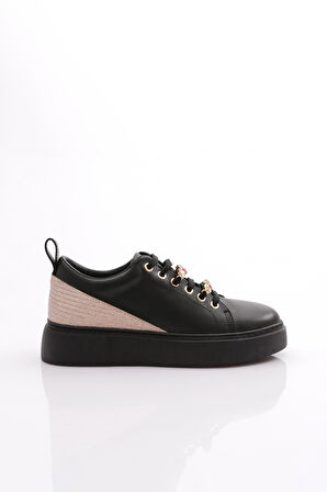 Dgn Es863 Kadin Kalin Renkli Kristal Taşli Sneakers Ayakkabi