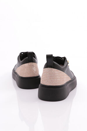 Dgn Es863 Kadin Kalin Renkli Kristal Taşli Sneakers Ayakkabi