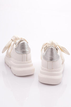 Dgn Es853 Kadın Kalin Taban Fiyonklu Sneakers Ayakkabi