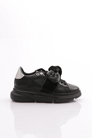 Dgn Es853 Kadin Kalin Taban Fiyonklu Sneakers Ayakkabi