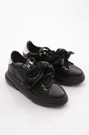 Dgn Es853 Kadin Kalin Taban Fiyonklu Sneakers Ayakkabi