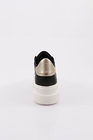 Dgn Es861 Kadın Kalin Taban Silver Taşli Sneakers Ayakkabi