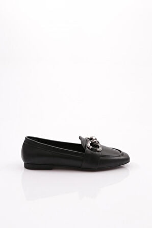 Dgn 5004-23Y Kadın Kristal Tokali Loafer
