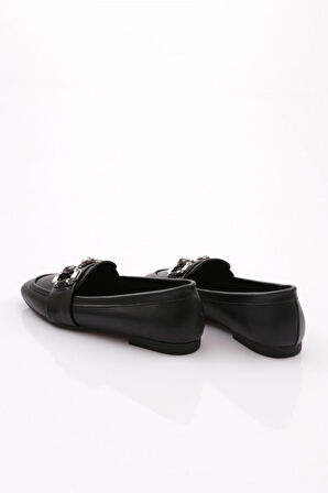 Dgn 5004-23Y Kadın Kristal Tokali Loafer