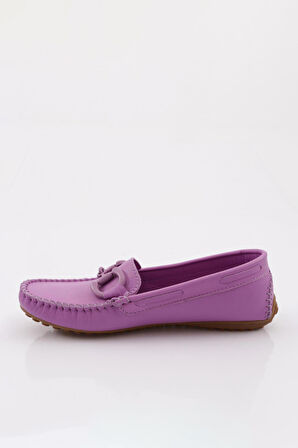 Dgn K105 Kadın Aksesuarli Loafer Ayakkabi