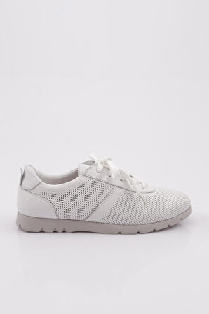 Dgn 2256 Kadın Lazerli Bağcikli Sneakers Ayakkabi