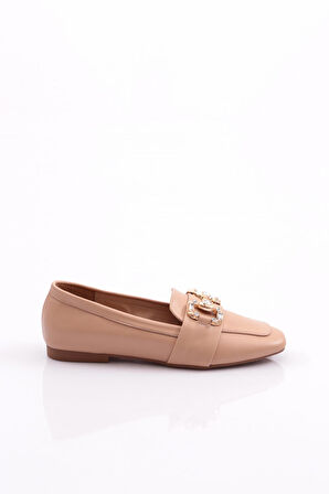 Dgn 5004-23Y Kadin Kristal Tokali Loafer