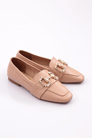 Dgn 5004-23Y Kadin Kristal Tokali Loafer