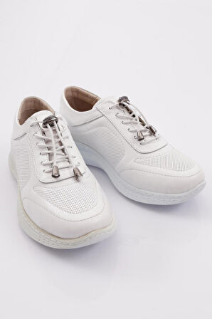 Dgn 8000 Kadin Bağcikli Lazer Baskili Comfort Ayakkabi