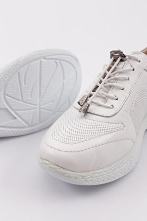 Dgn 8000 Kadin Bağcikli Lazer Baskili Comfort Ayakkabi