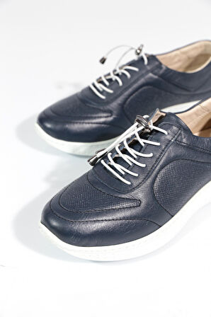 Dgn 8000 Kadin Bağcikli Lazer Baskili Comfort Ayakkabi