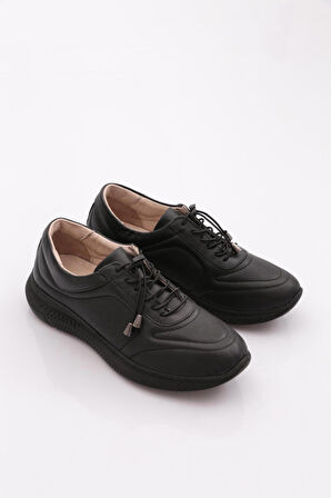 Dgn 8000 Kadın Bağcikli Lazer Baskili Comfort Ayakkabi