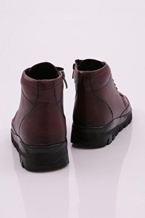 Dgn 2007 Kadın Fermuar Detayli Bağcikli Bot