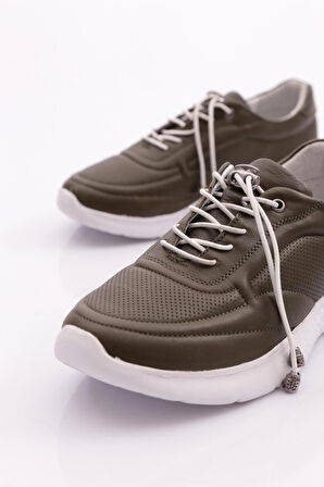 Dgn 2024  Kadin Bağcikli Lazer Comfort Ayakkabi