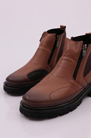 Dgn 20300 Kadın Lastik Detayli Fermuarli Bot