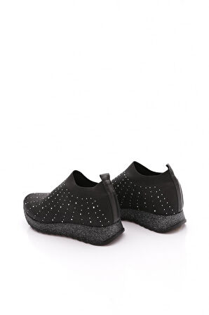 Dgn 717 Kadin Taş İşleme Comfort Sneaker Ayakkabi