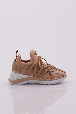 Dgn 044 Kadın Bağcikli Sneaker Ayakkabi