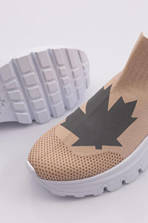 Dgn 070 Kadın Yazili Sneaker