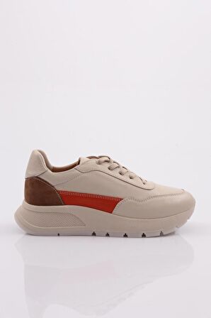 Dgn 461 Kadın Kalin Taban Sneakers Ayakkabi