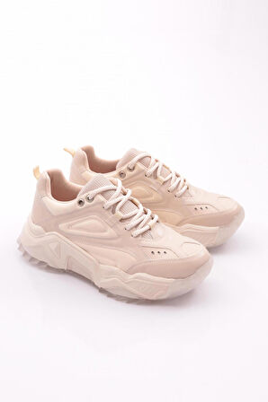 Dgn 65118 Kadın Bağcikli Sneaker Ayakkabi