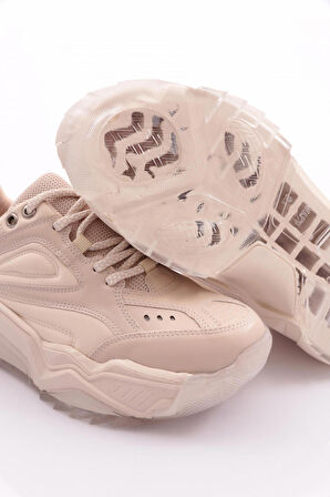 Dgn 65118 Kadın Bağcikli Sneaker Ayakkabi