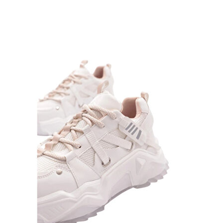 Kadın Bağcıklı Sneaker Ayakkabı 