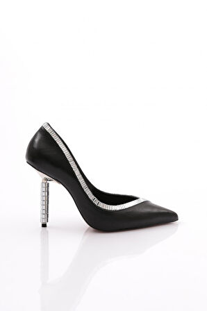 Dgn 4520 Kadın Taş Sarili Topuklu Ayakkabi