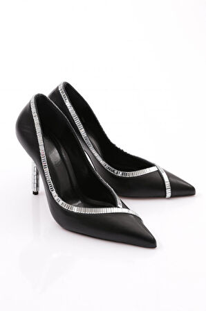 Dgn 4520 Kadın Taş Sarili Topuklu Ayakkabi