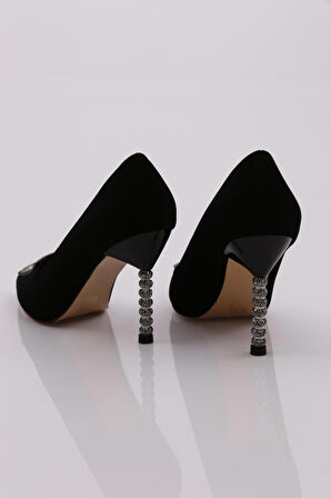 Dgn 917 Kadin Kare Tokali Topuklu Ayakkabi