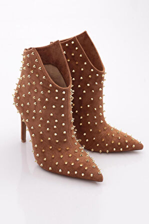 Dgn 1135 Kadın Topuklu Bot