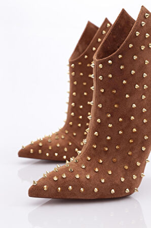 Dgn 1135 Kadın Topuklu Bot