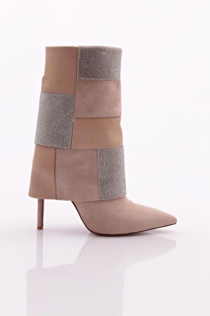 Dgn 1133 Kadın Topuklu Bot