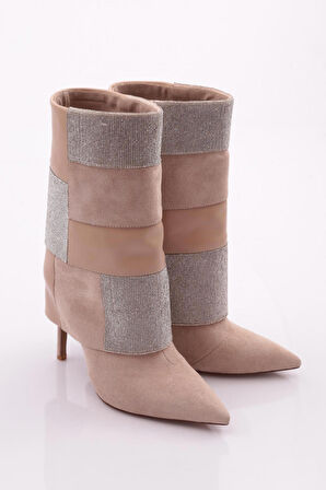 Dgn 1133 Kadın Topuklu Bot