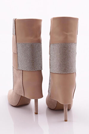 Dgn 1133 Kadın Topuklu Bot