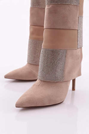 Dgn 1133 Kadın Topuklu Bot