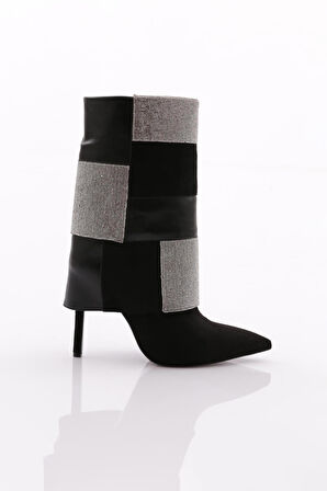 Dgn 1133 Kadın Topuklu Bot