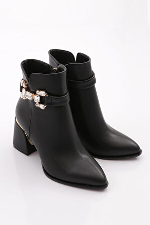 Dgn 2213 Kadın Topuklu Bot