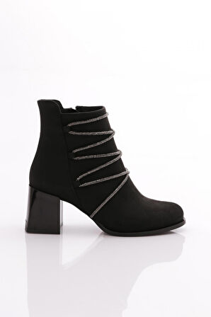 Dgn 746 Kadın Topuklu Bot