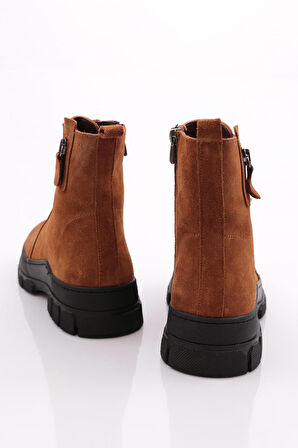 Dgn 057001 Kadın Fermuar Detayli Bağcikli Bot