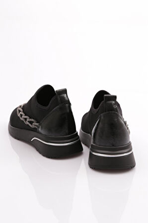 Dgn 207 Kadin Taş Kemer Detayli Sneaker Ayakkabi