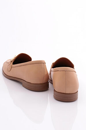 Dgn 06 Kadin Dikiş Detayli Çiçek Süsleme Babet