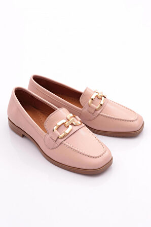 Dgn 06 Kadin Dikiş Detayli Çiçek Süsleme Babet