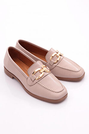 Dgn 06 Kadin Dikiş Detayli Çiçek Süsleme Babet