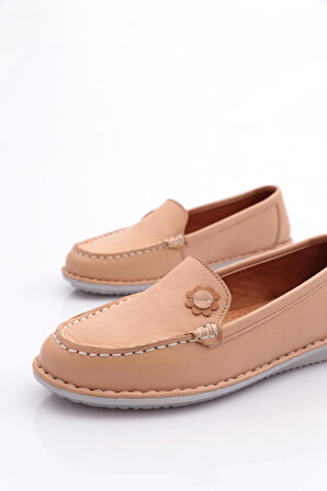 Dgn E220  Kadın Çiçek Desenli Babet