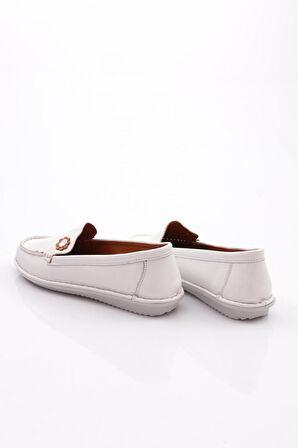 Dgn E220  Kadın Çiçek Desenli Babet