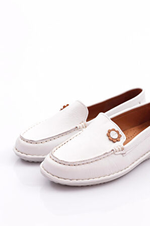 Dgn E220  Kadın Çiçek Desenli Babet